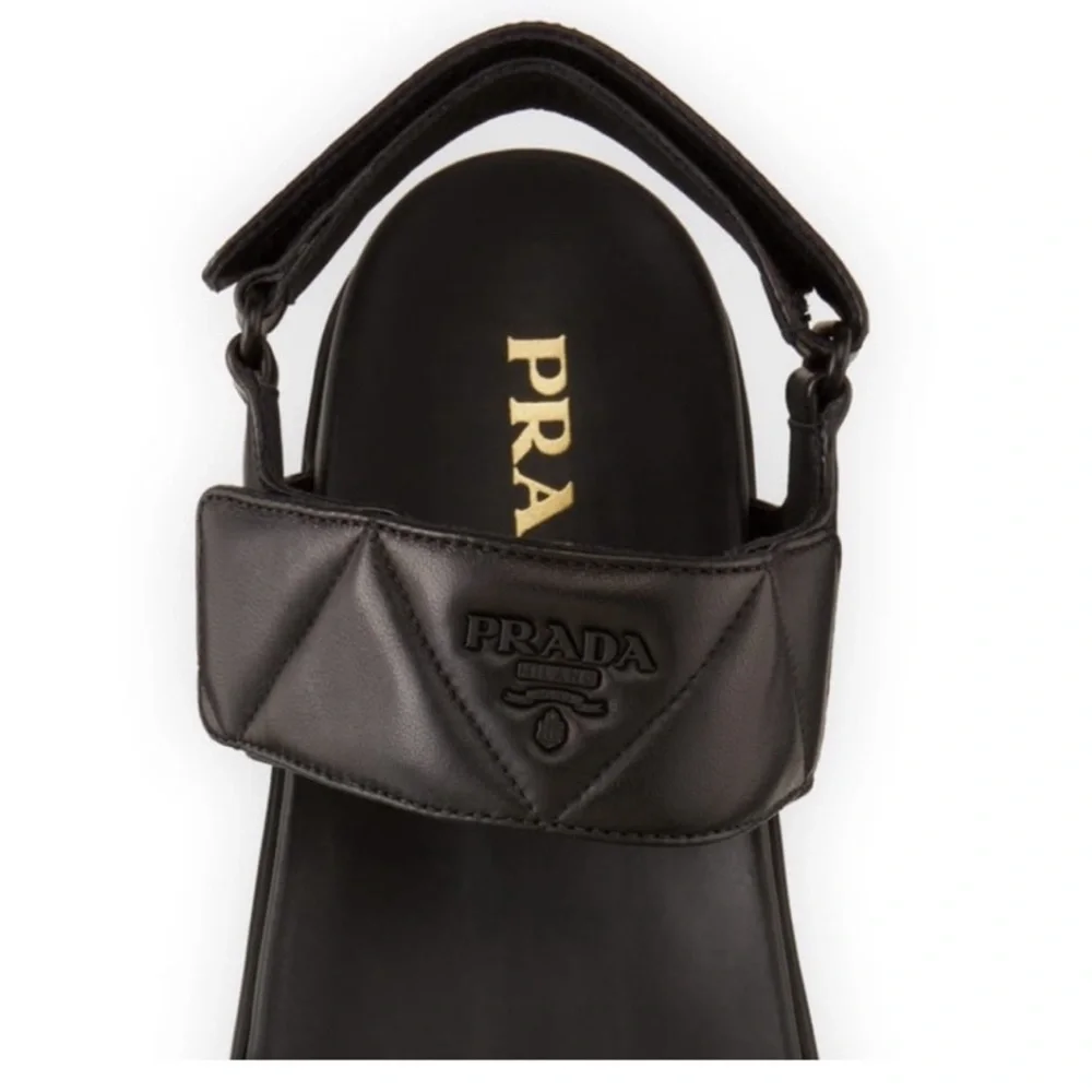 Prada padded leather sports sandals - Picture 16 of 16